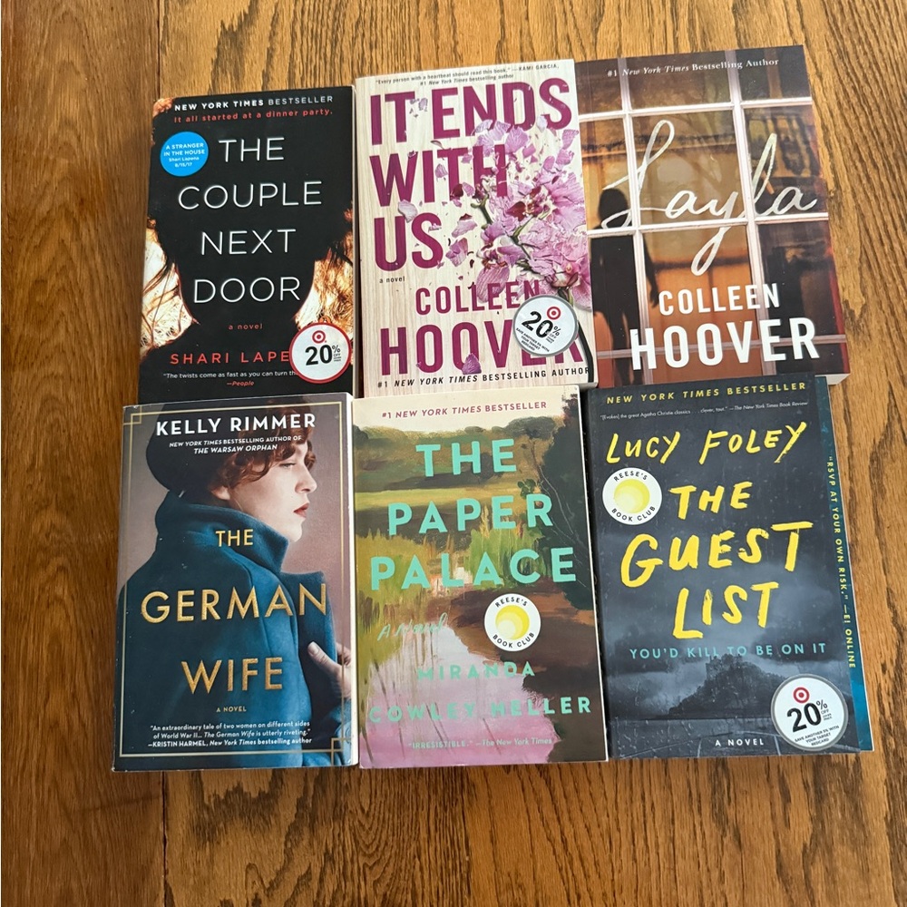 Assorted Bestseller Book Collection